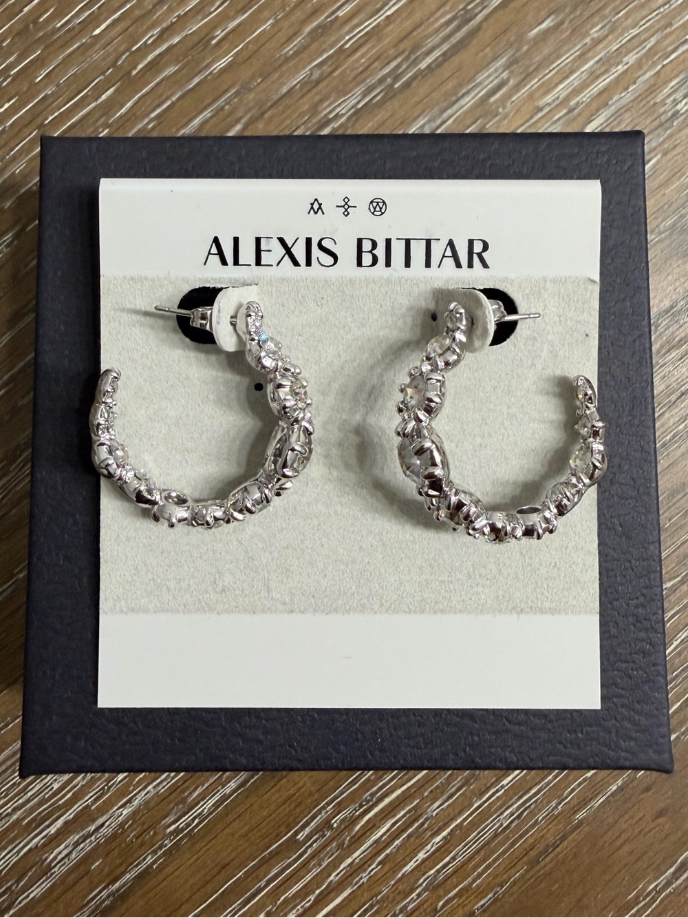 Alexis Bittar Punk Royale Small Hoop Earrings